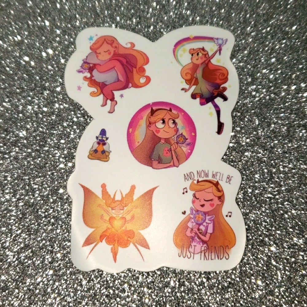 DISNEY WATERPROOF sticker Star vs Evil